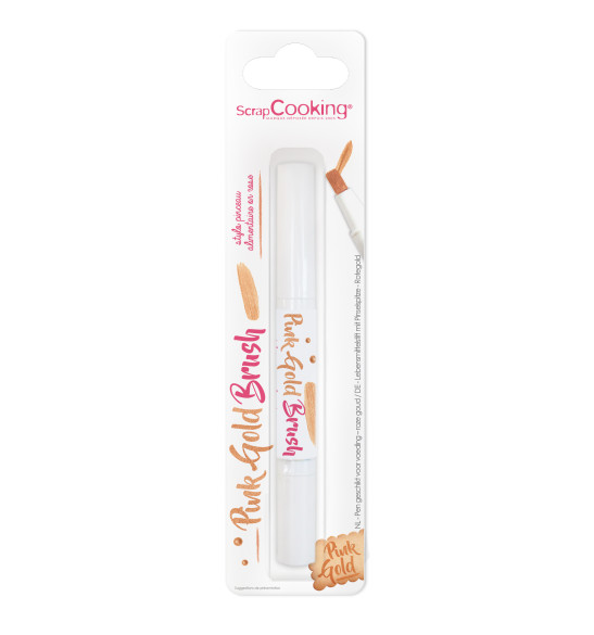 Stylo pinceau or rose Stylo pinceau or rose
