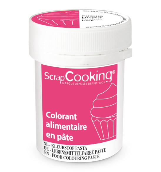 Colorant alimentaire en pâte fuchsia 20g réf.4552