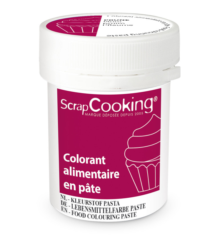 Pâte à sucre rouge 100g SCRAPCOOKING® - Culinarion