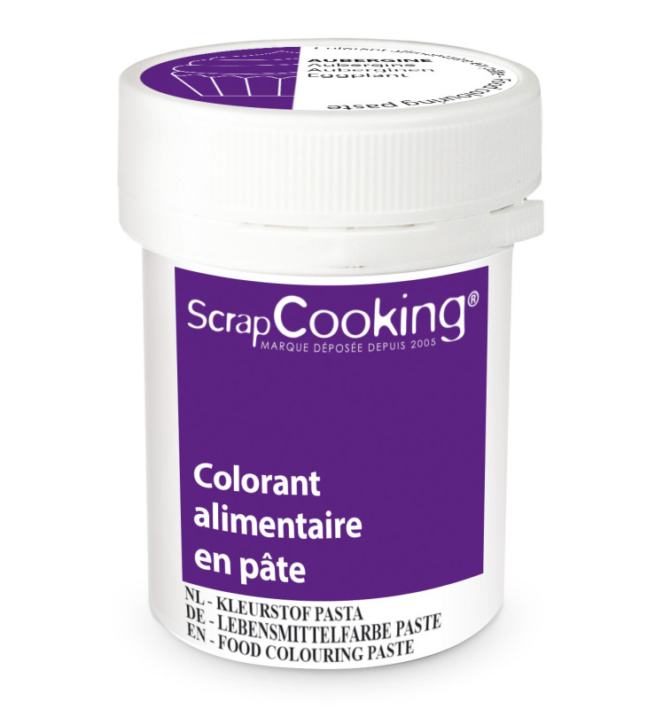 Food colouring paste 20g - Aubergine