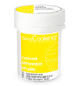 Colorant alimentaire en pâte jaune citron 20g réf;4263