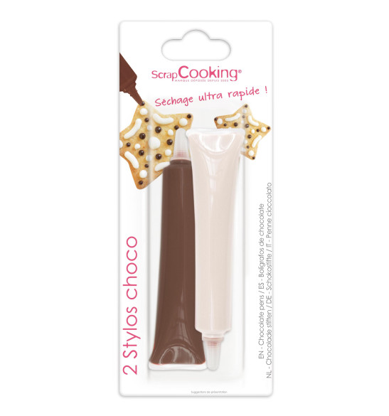 2 stylos goût choco blanc et choco 2 stylos goût choco blanc et choco