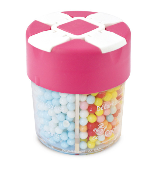 Boîte distributrice décors sucrés perles Boîte distributrice décors sucrés perles