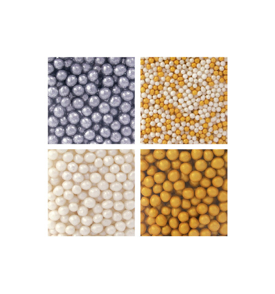 Small silver / gold sugar sprinkle deco distributor