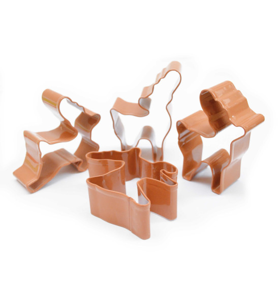 4 Moose cookie cutters