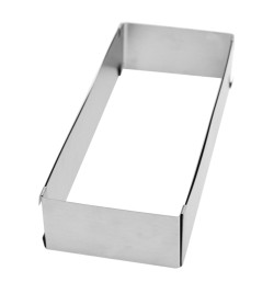 Cadre pâtissier rectangle extensible inox réf.1916