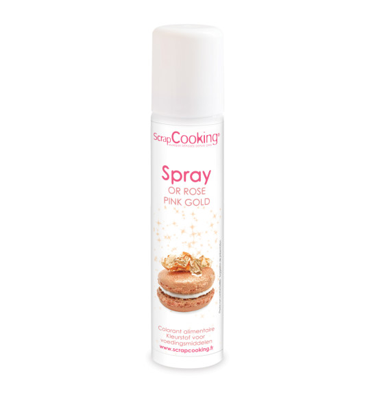 Rose gold food colouring spray 75 ml