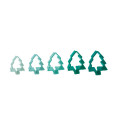 5 Christmas tree cookie cutters
