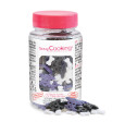 Pot of skull / bones sugar sprinkles 50g