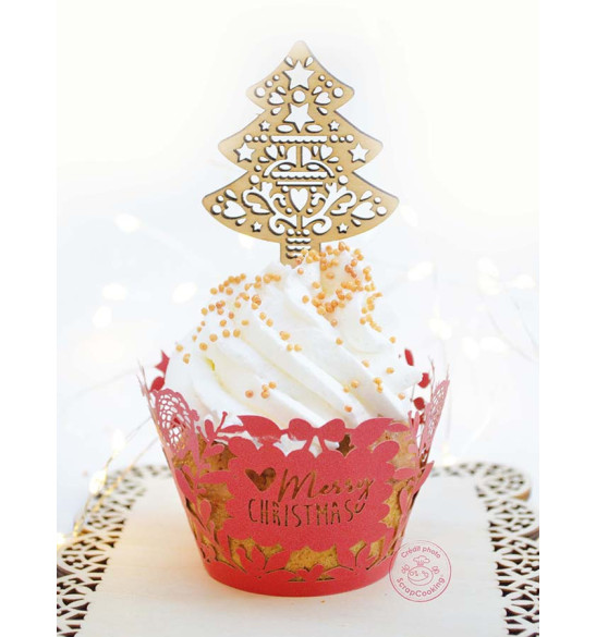 Accessoires de Noël dorés par 4 ScrapCooking sur marjanemall aux