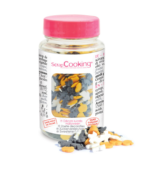 Pot of Halloween sugar decos 50 g Pot of Halloween sugar decos 50 g