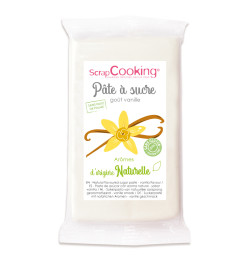 Pâte à sucre blanc aromatisée mashmallow 250g