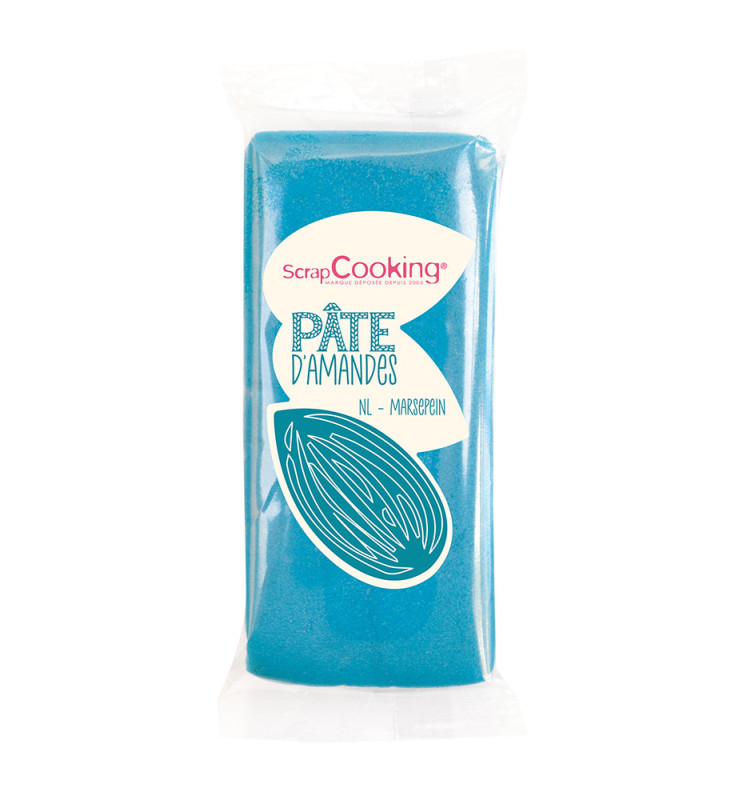 Pâte d'amandes bleue 200 gr