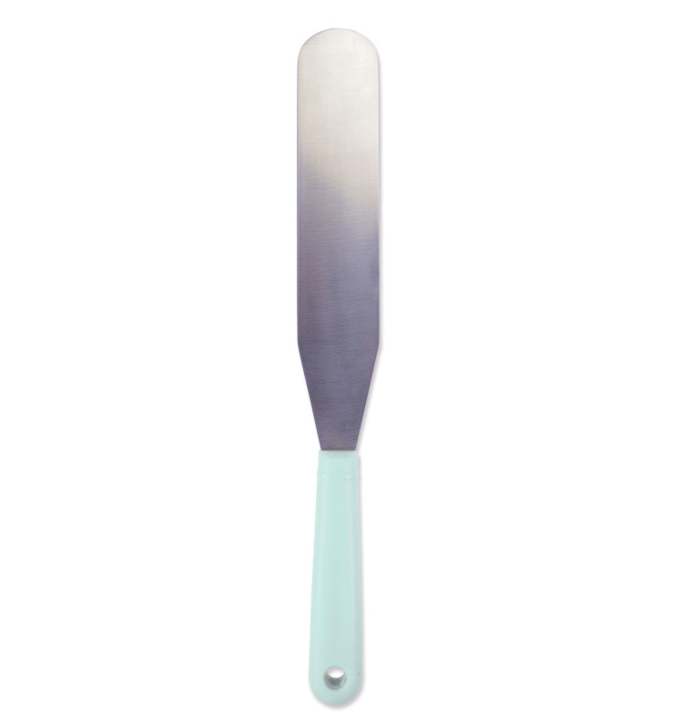 Flexible stainless steel spatula