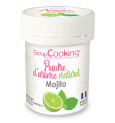 Pot of mojito natural powdered flavouring