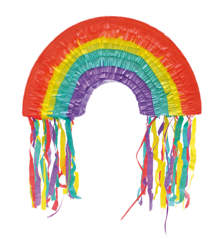Rainbow piñata