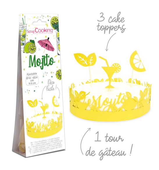 Cake scenery wrapper + cake toppers Mojito Cake scenery wrapper + cake toppers Mojito
