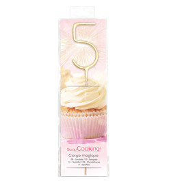 XXL Sparkler Number 5 - ScrapCooking®
