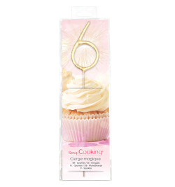 XXL Sparkler Number 6 - ScrapCooking®