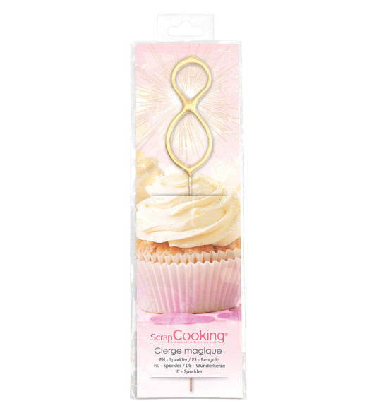XXL Sparkler Number 8 - ScrapCooking®