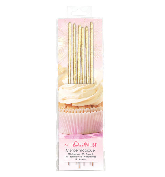 6 sparklers - ScrapCooking®