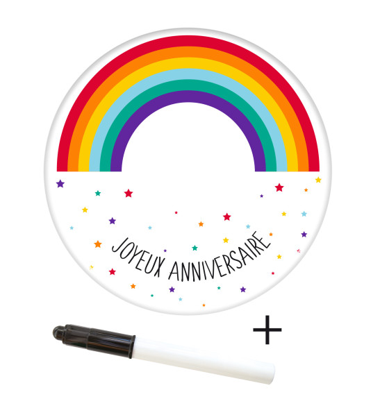 Rainbow sugar paste roll to customise
