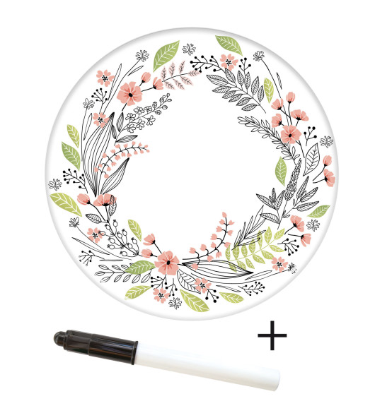 Rouleau pâte à sucre à personnaliser Flower réf.7299