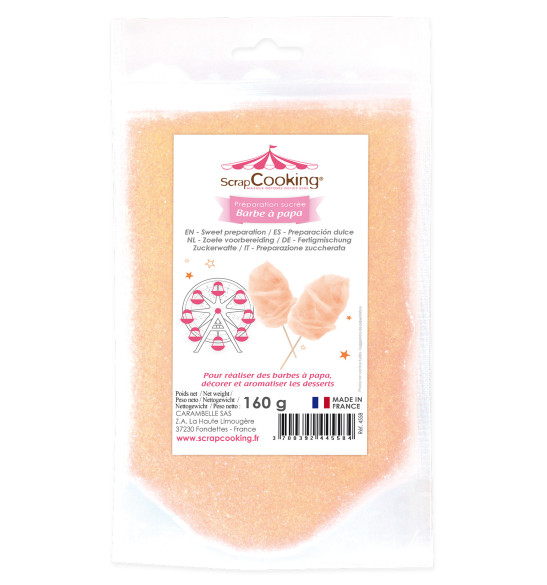 Orange cotton candy mix 160g Orange cotton candy mix 160g