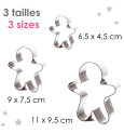 Set of Small Gingerbread Men cookie cutters