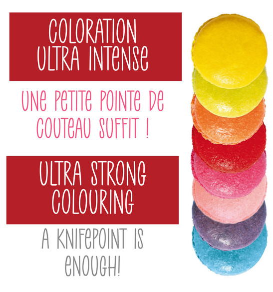 colorants alimentaires en poudre SCRAPCOOKING® - Culinarion