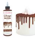 Chocolate flavour glaze brown - Drip cake