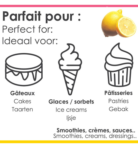 Concentrated flavouring paste Lemon