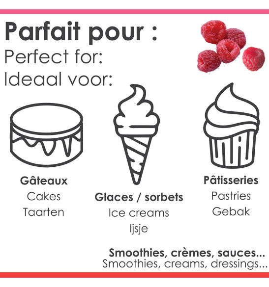 Concentrated flavouring paste Raspberry