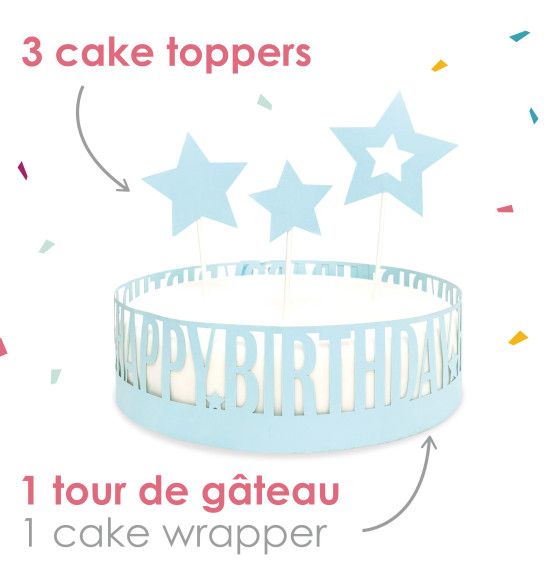 Déco gâteau happy birthday