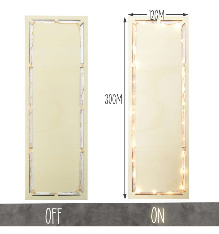 Plat led lumineux rectangulaire réf.4951
