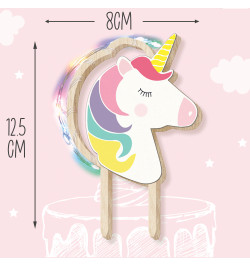 Cake topper led Licorne réf.4967