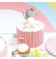 Ambiance Cake topper led Licorne avec gâteau - ScrapCooking