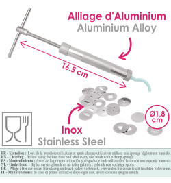 Extrudeur de pâte à sucre réf.5098