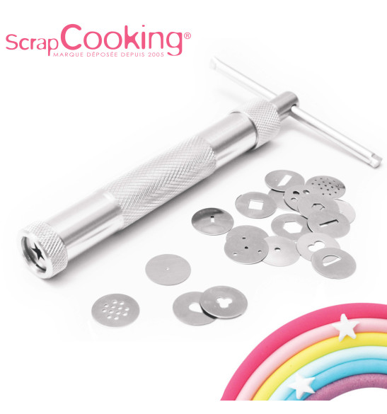 Extrudeur de pâte à sucre - ScrapCooking®