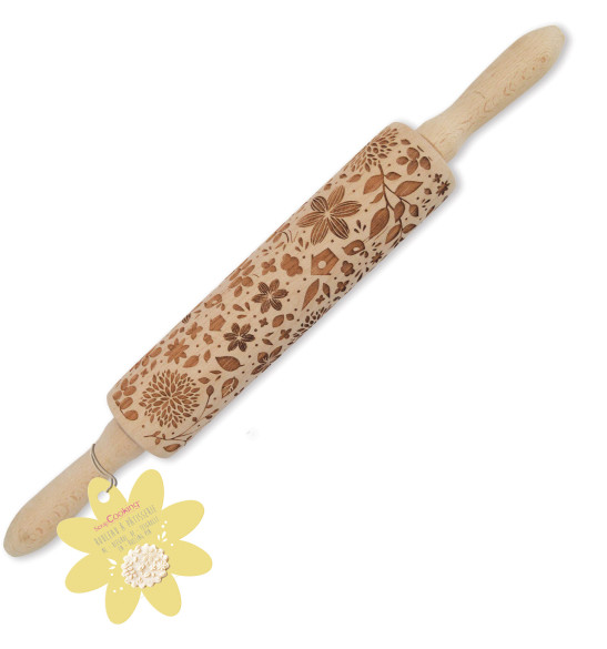 Wooden “Nature” print roller