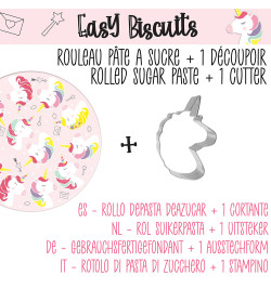 Easy biscuits licorne réf.7293