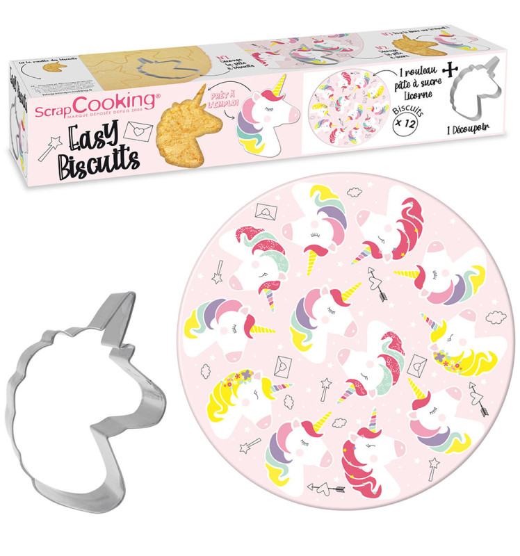 Easy biscuits licorne