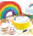 Rainbow sugar paste roll to customise