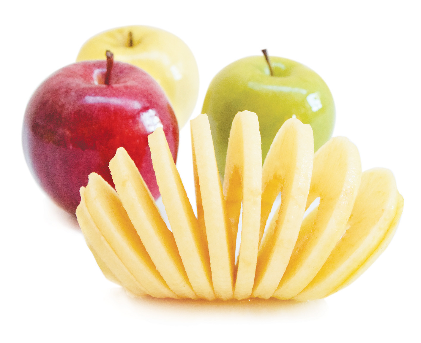 ICO Épluche-Pomme 3 En 1 - Épluche, Évide Et Tranche En Un Gesté