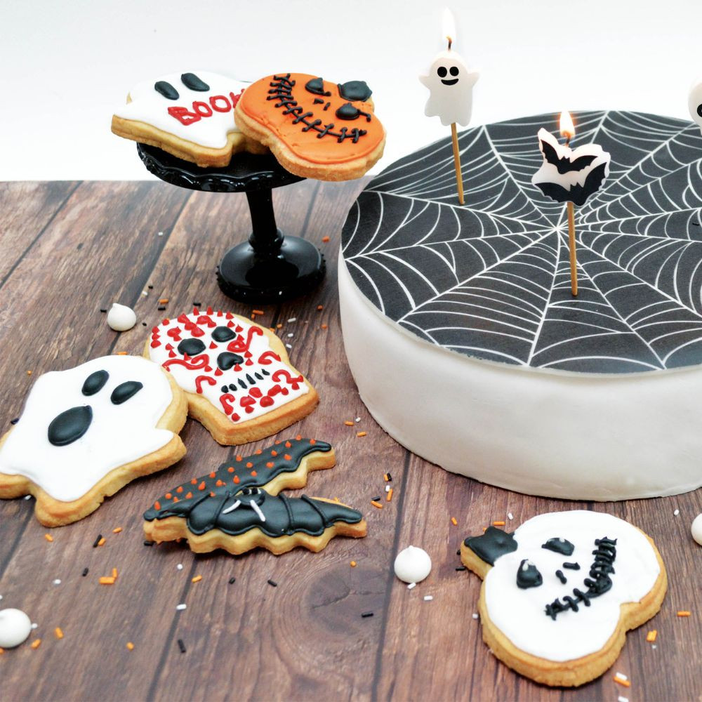 Emporte-pièces Halloween - Lot De 4, Acier Inoxydable, Formes Fantôme, Chat, Chauve-souris, Citrouille - 5