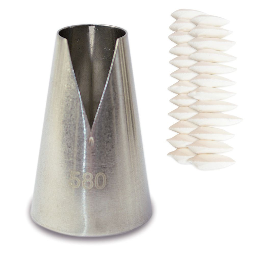 Stainless steel Saint Honoré piping tip