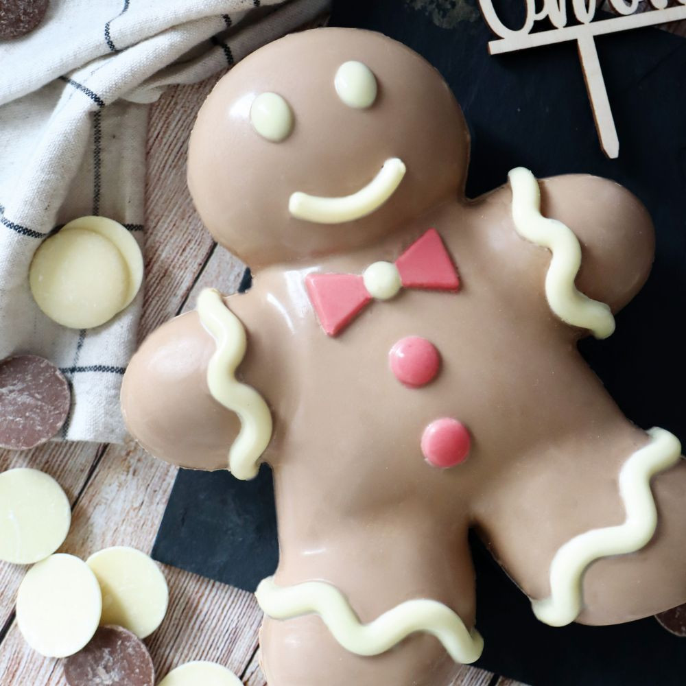 Moule En Silicone Bonhomme De Pain D'épices – Antiadhésif, Pour Gâteaux, Biscuits, Savons – Noël Et DIY