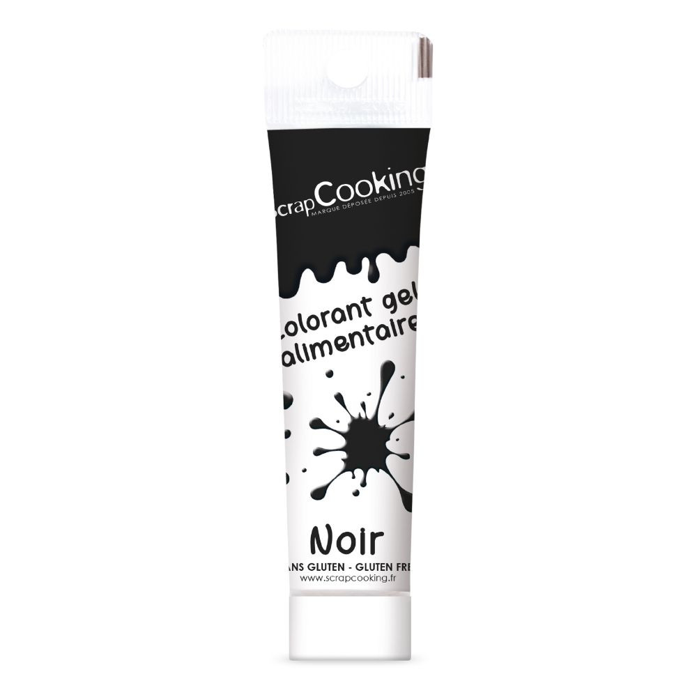Colorant alimentaire gel noir 20g ScrapCooking