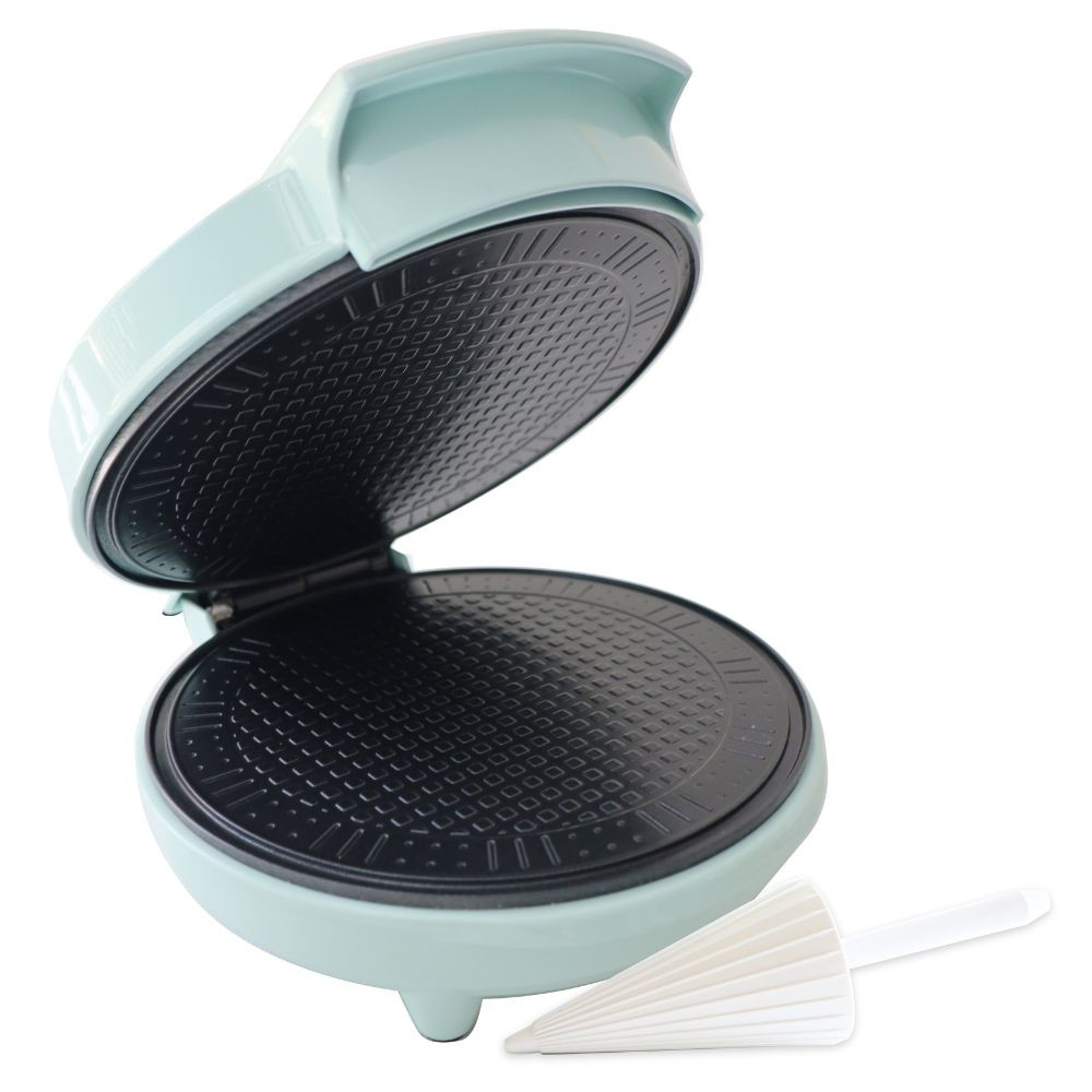 Gaufrier à Cornets Pour Glace – 350W, Revêtement Antiadhésif, Plaques Amovibles, Pour Maison Ou Restaurant - 5