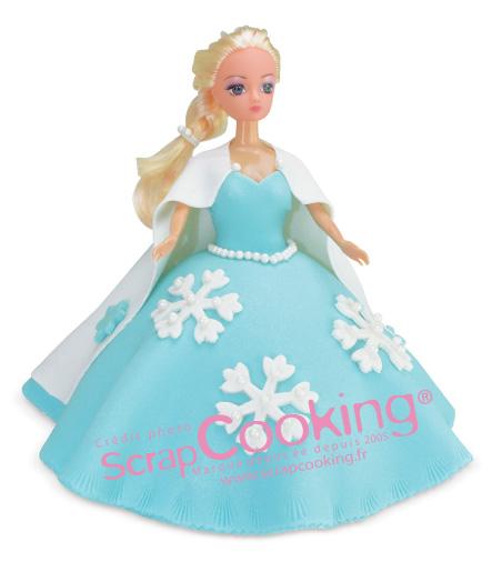 Gâteau princesse / reine des neiges